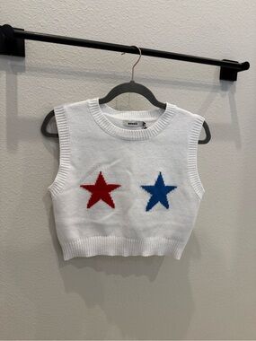 Needii, White Knit Crop Sweater